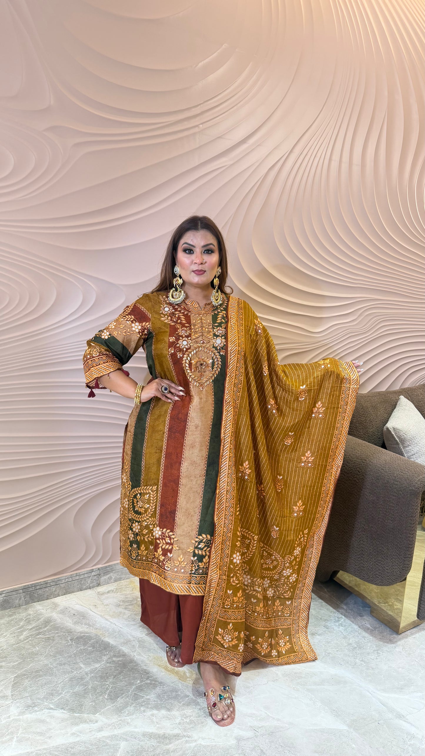 Roman Silk Suit