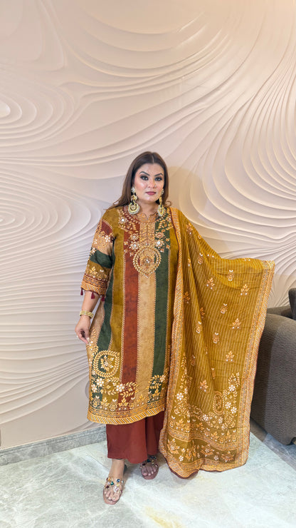 Roman Silk Suit
