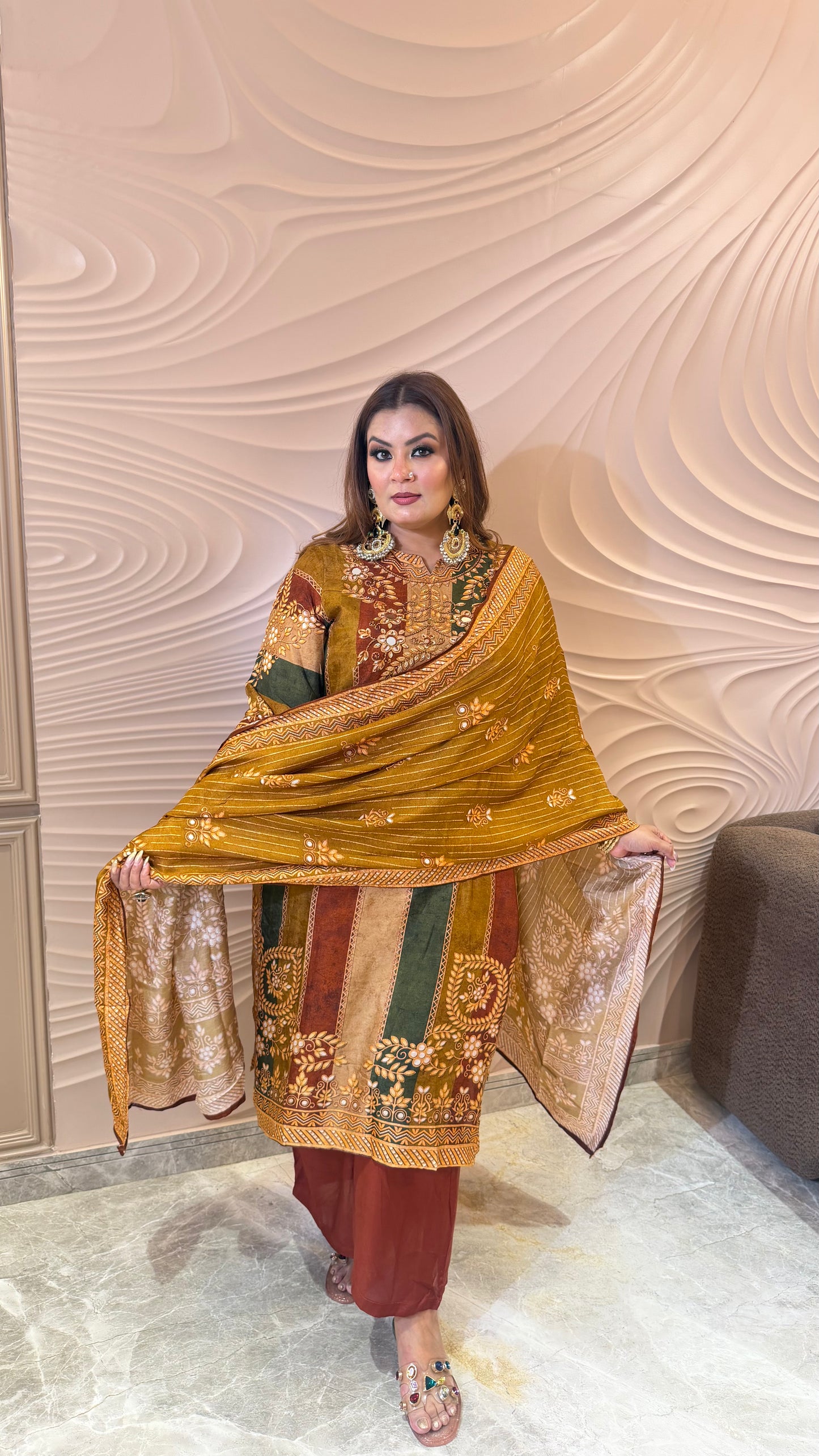 Roman Silk Suit