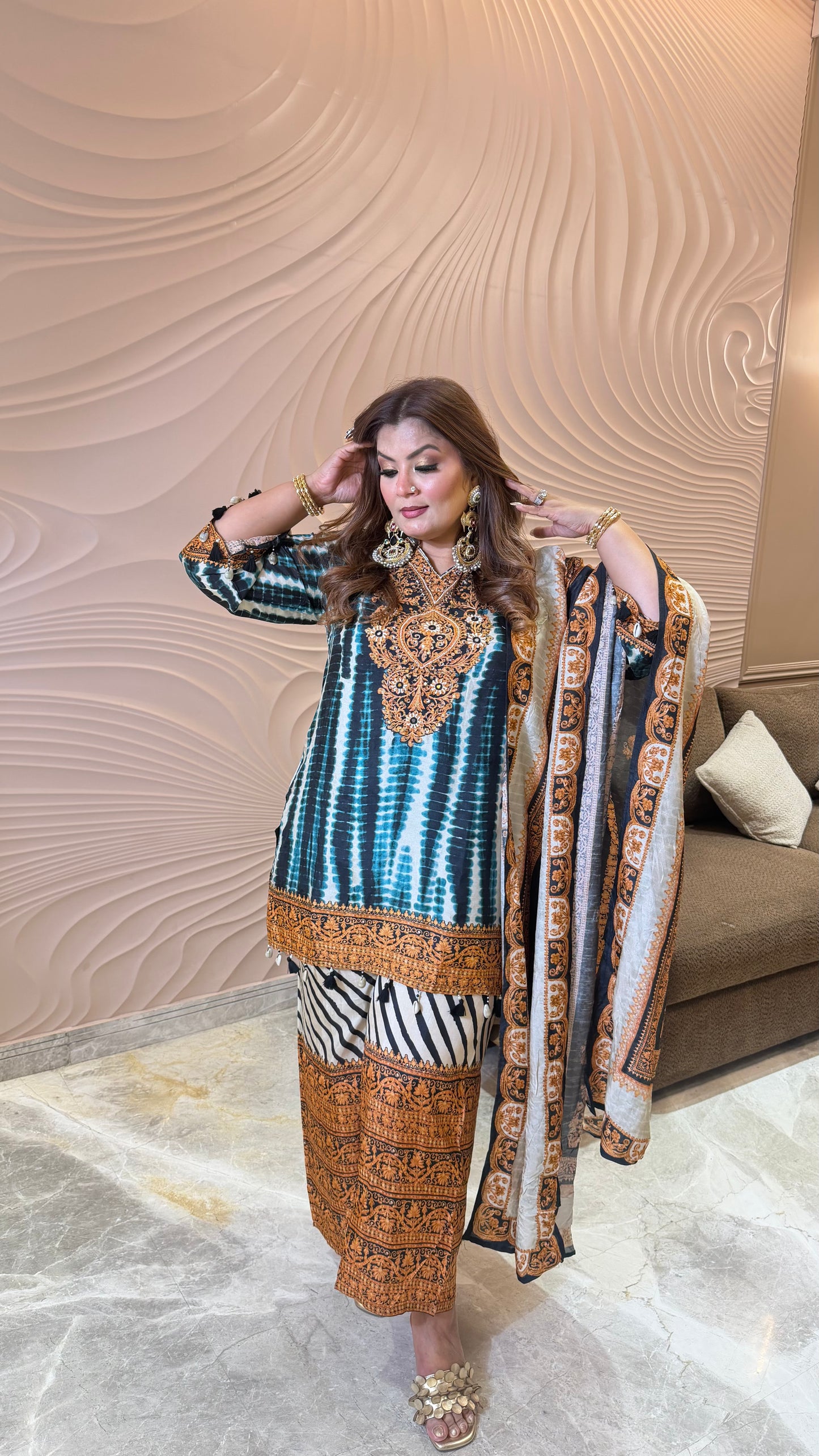 Aadya (Masleen Cotton Suit)