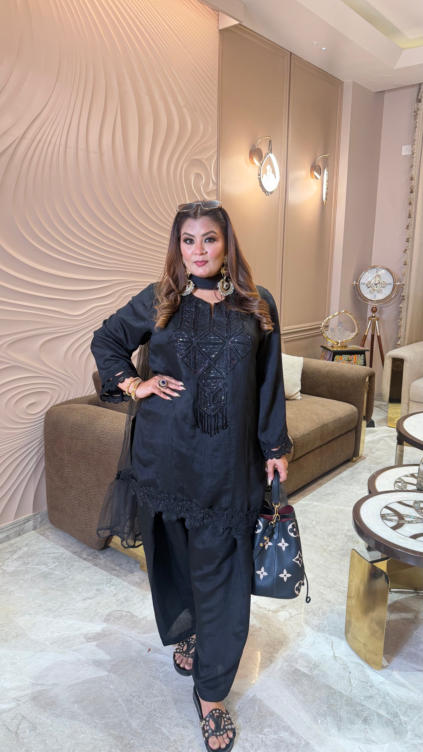 Raw Silk Fabric (Farshi Salwar Suit)