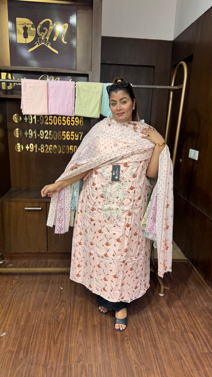 Avnera (Pure Cotton Unstitch Suit)