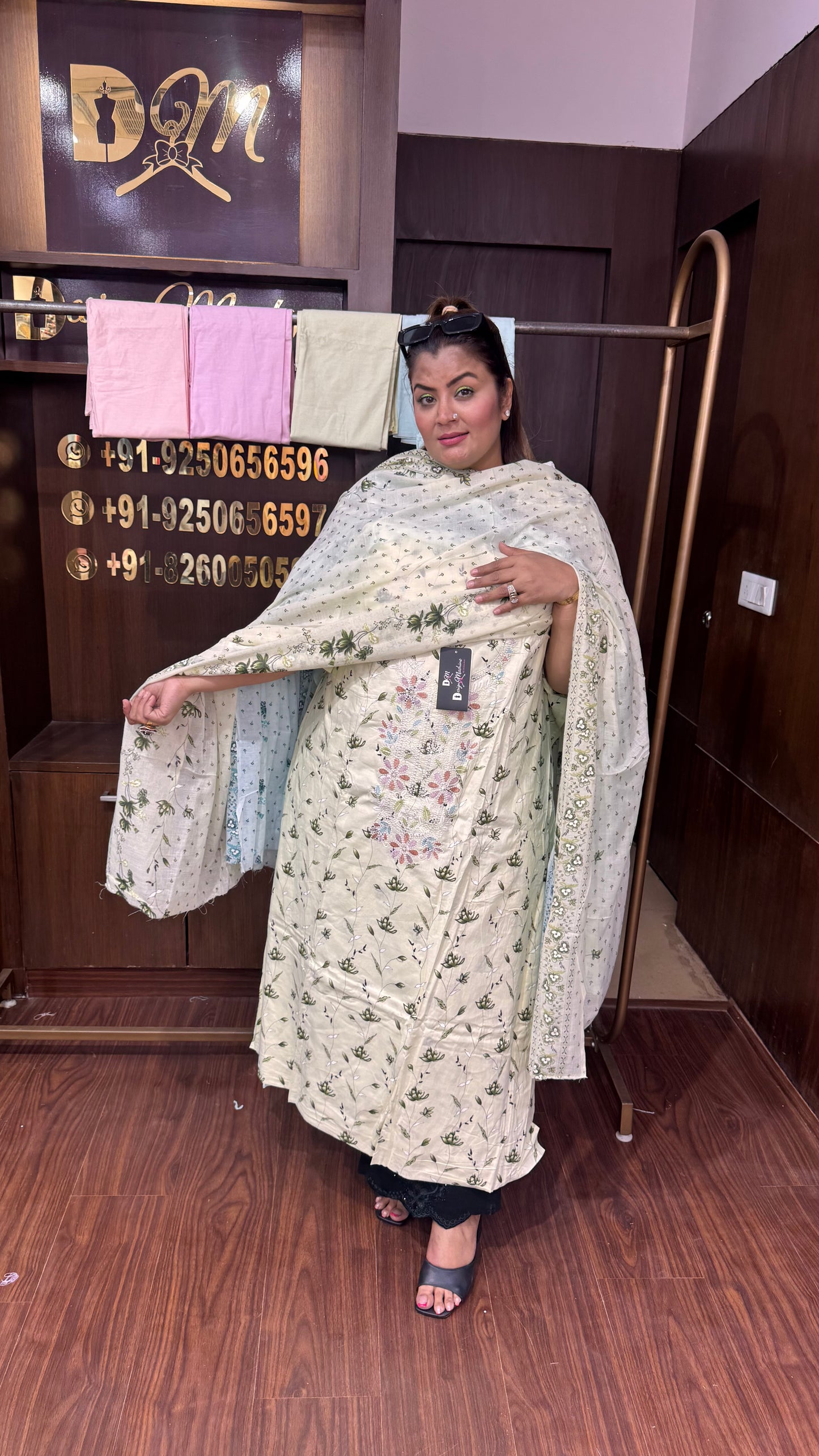 Avnera (Pure Cotton Unstitch Suit)