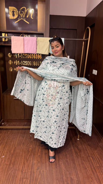Avnera (Pure Cotton Unstitch Suit)