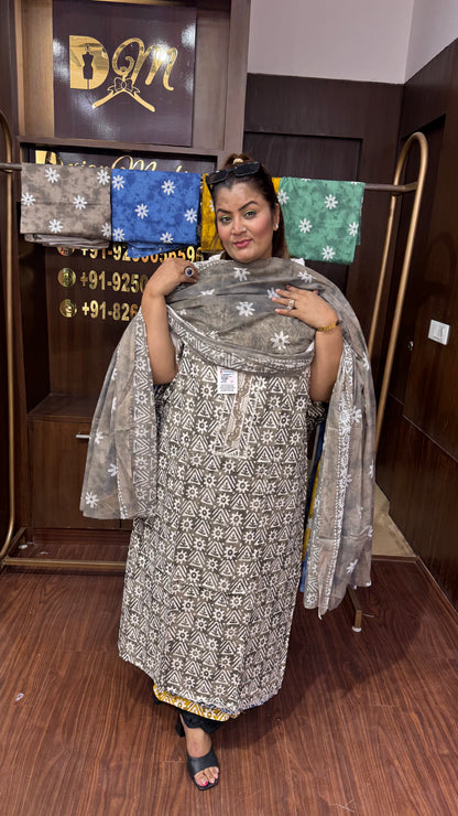 Orvaya (Cotton Unstitch Suit)
