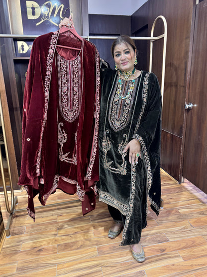 Opulent Grace (Velvet Suit)