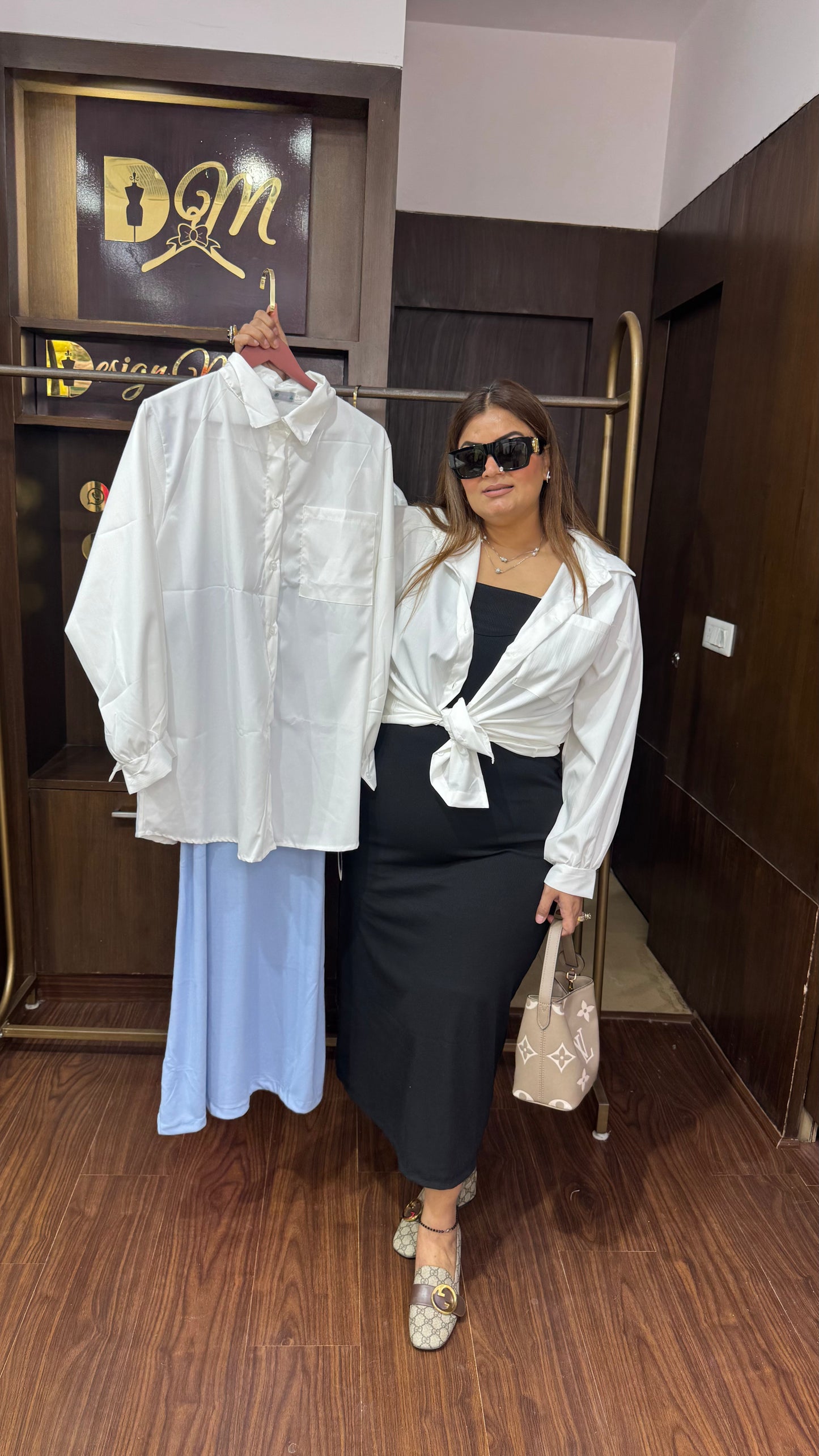 Nyravelle (Imported Fabric 2 Piece Shirt & Dress)
