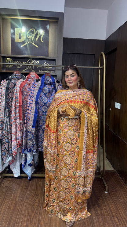Zaria Gajji Silk Suit