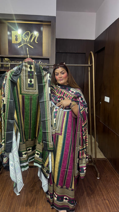 Elara Gajji Silk Suit