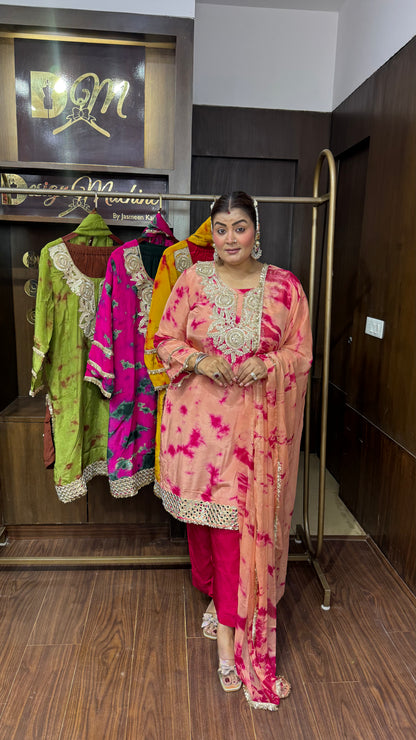 Elina Pure Crepe Suit