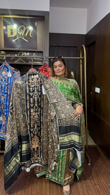 Meher Gajji Silk Suit