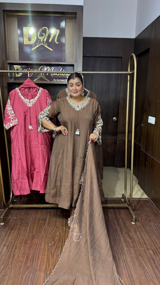 Meher Cotton Silk Suit