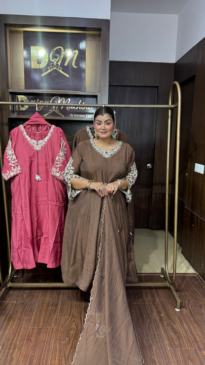 Meher Cotton Silk Suit