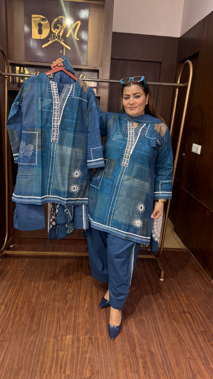 Zelmora (Cotton Farshi Salwar Suit)