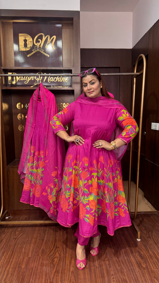 Orniva (Cotton Anarkali)