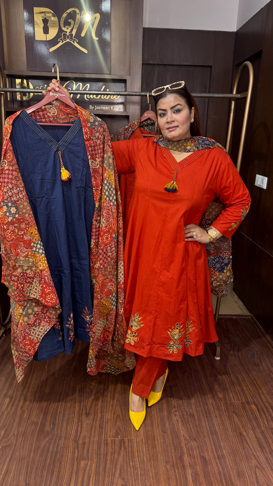 Azirra (Cotton Anarkali)
