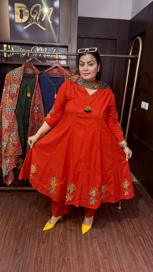 Azirra (Cotton Anarkali)