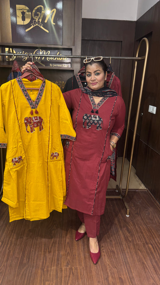 Ryvella Cotton Suit