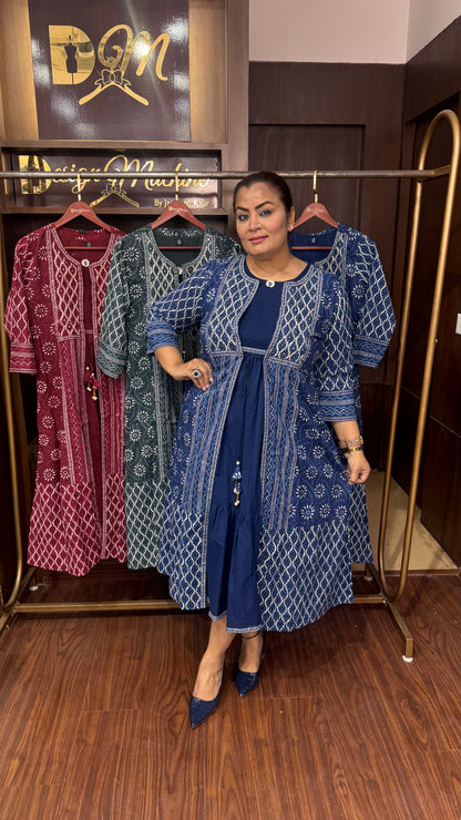 Nyrovia Cotton 2 Piece Dress