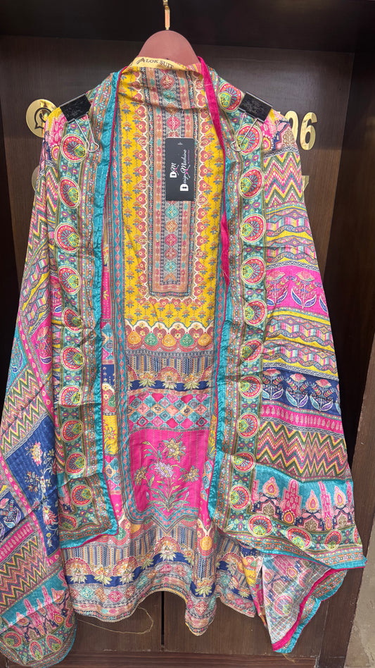 Avelora (Semi Masleen Unstitch Suit)