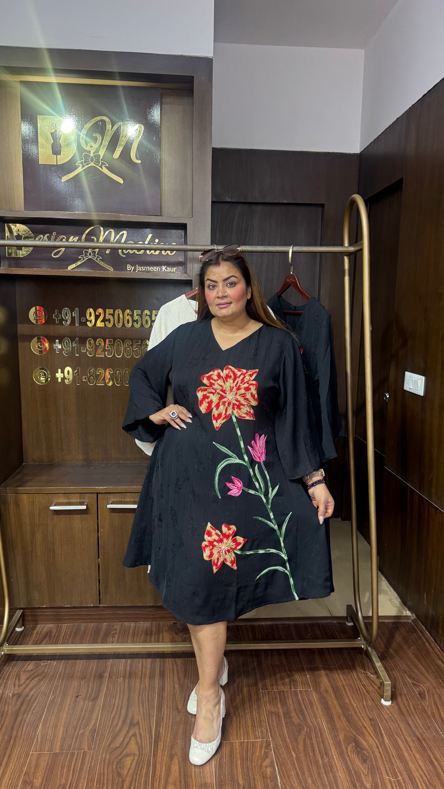 Eloria Imported Crepe Dress
