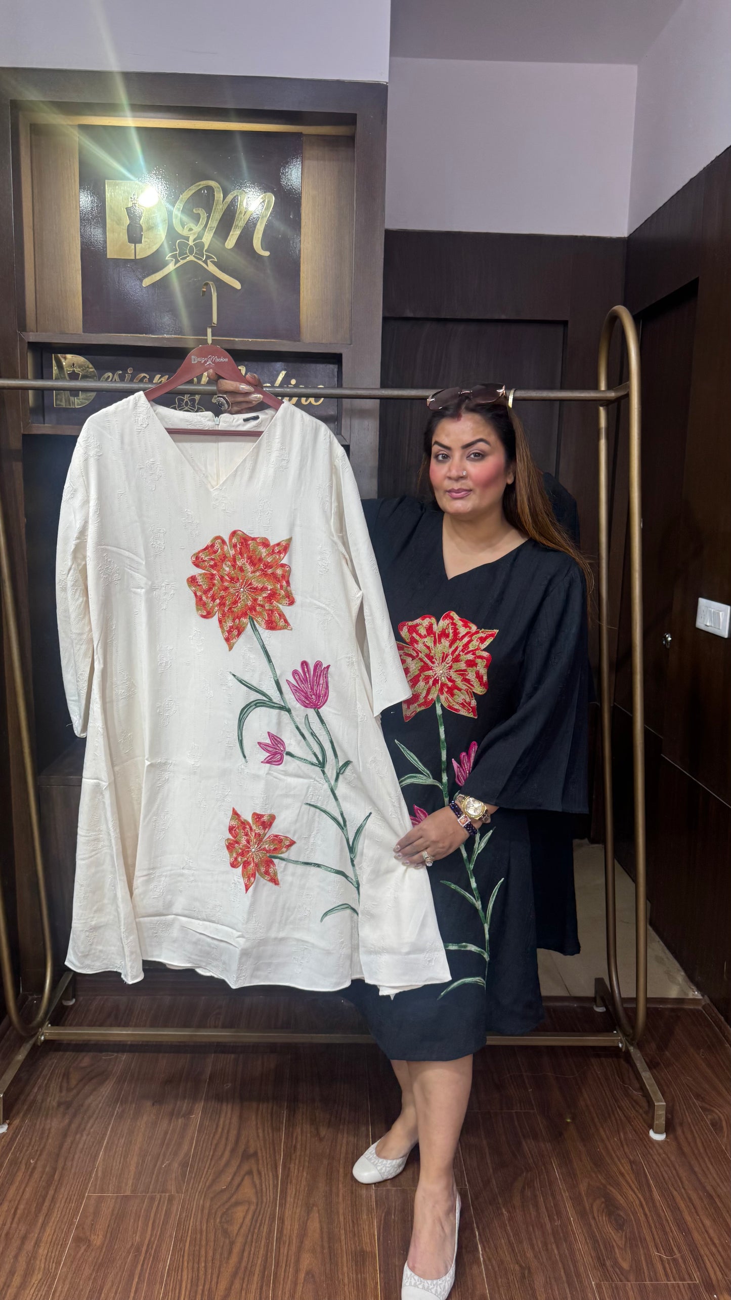 Eloria Imported Crepe Dress