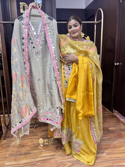 Zari Dreams (Unstitched Suit)