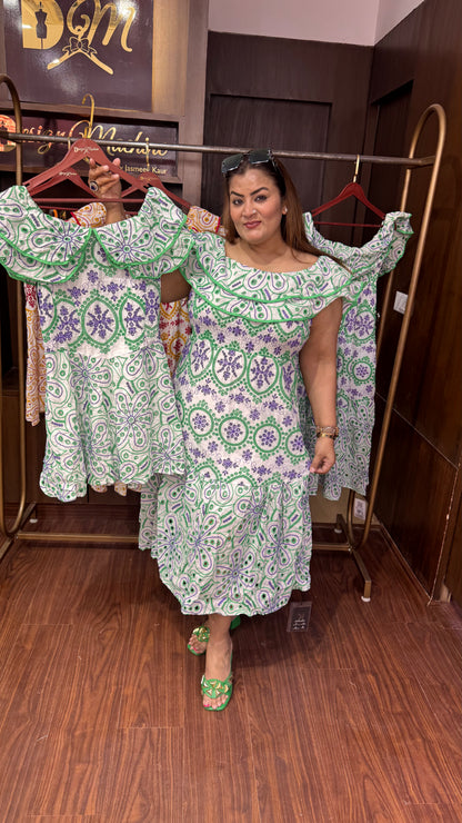 Nyrovia (Cotton Hakoba Chikan Dress)