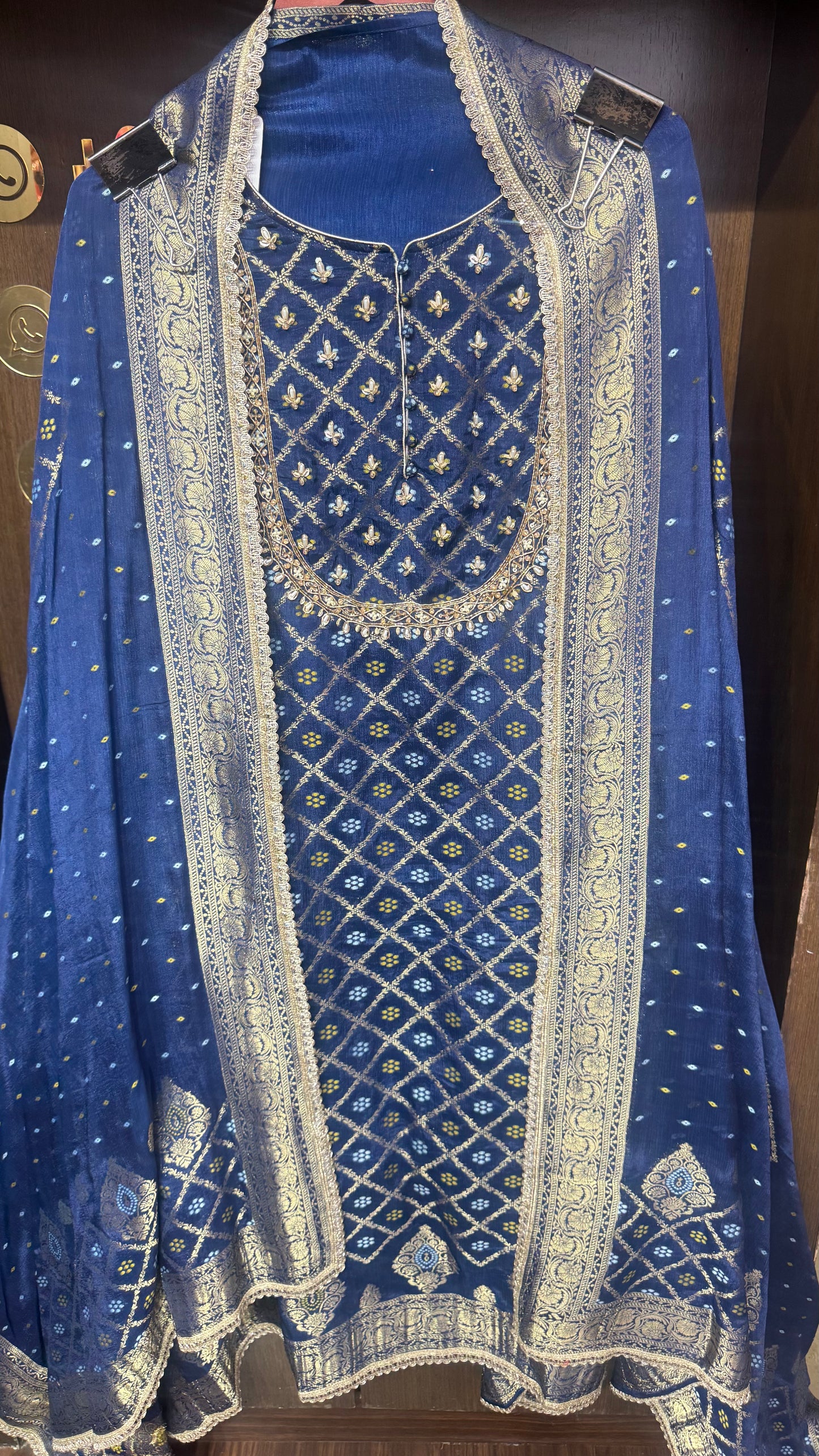Banarika Pure Banarasi Unstitched Suit