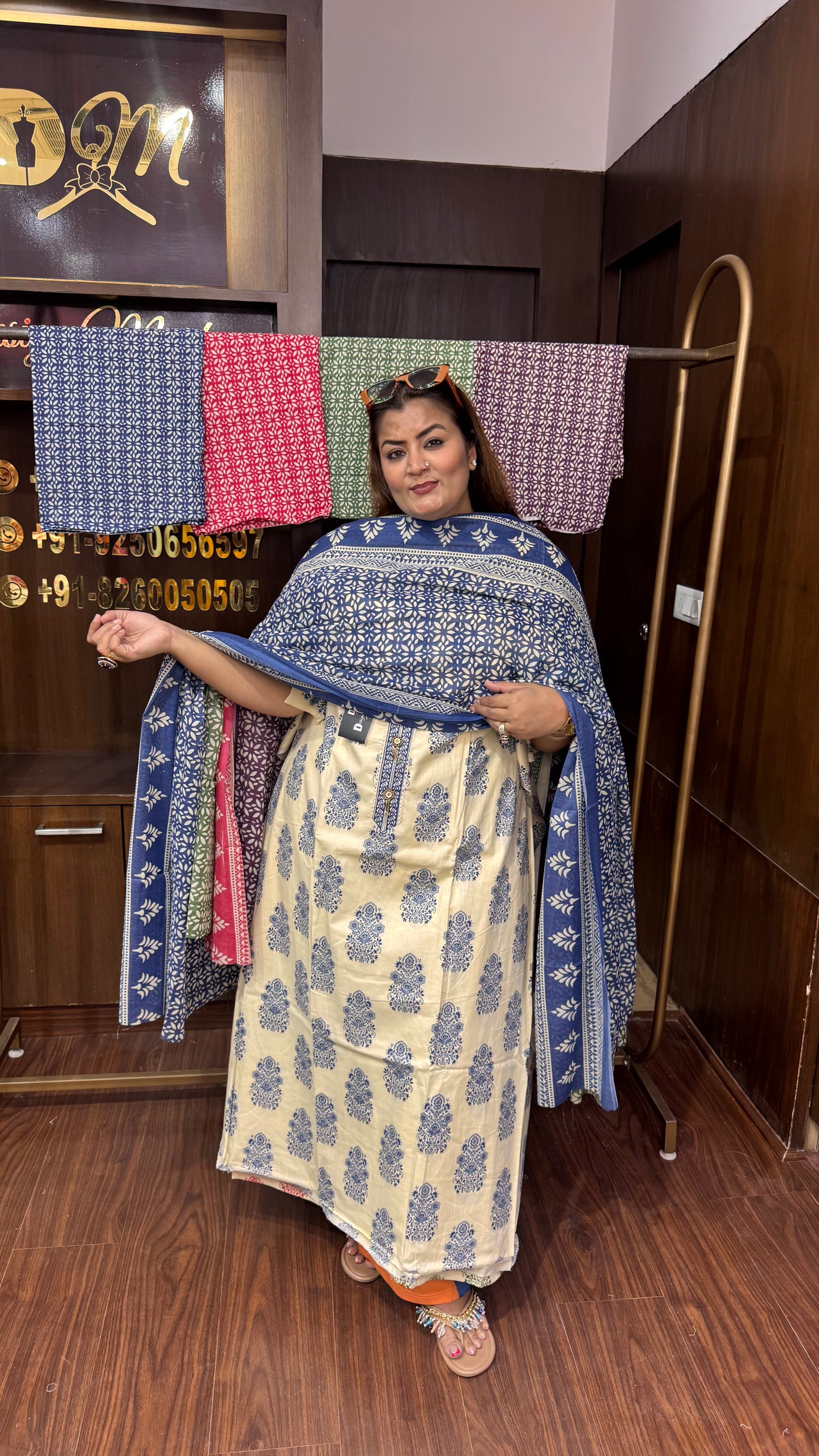 Velzora (Cotton Unstitch Suit)