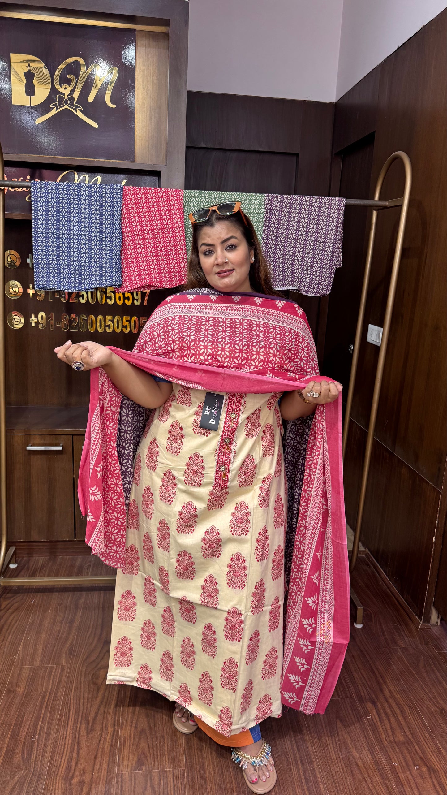 Velzora (Cotton Unstitch Suit)