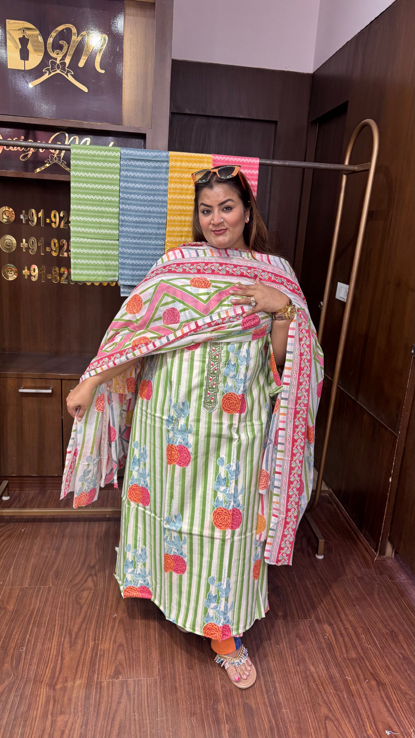 Zyravia (Cotton Unstitch Suit)