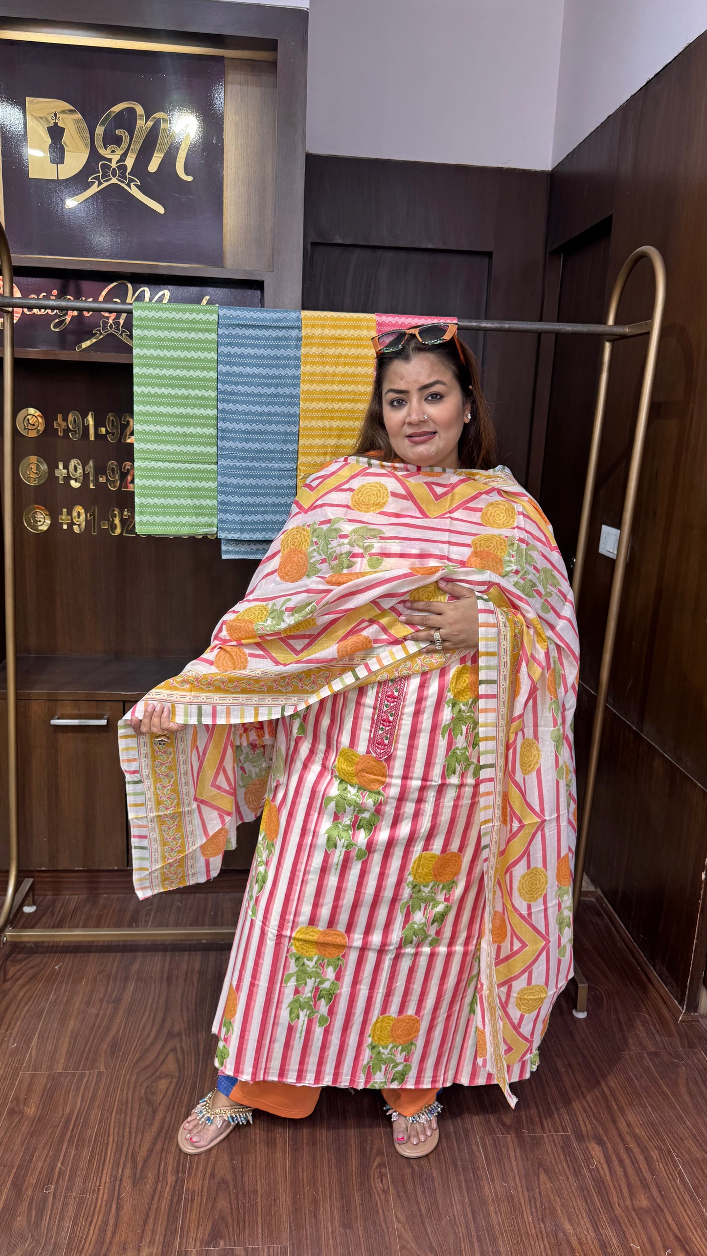 Zyravia (Cotton Unstitch Suit)