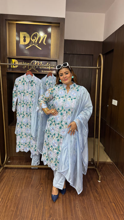 Simar (Glass Tissue Pakistani Suit)
