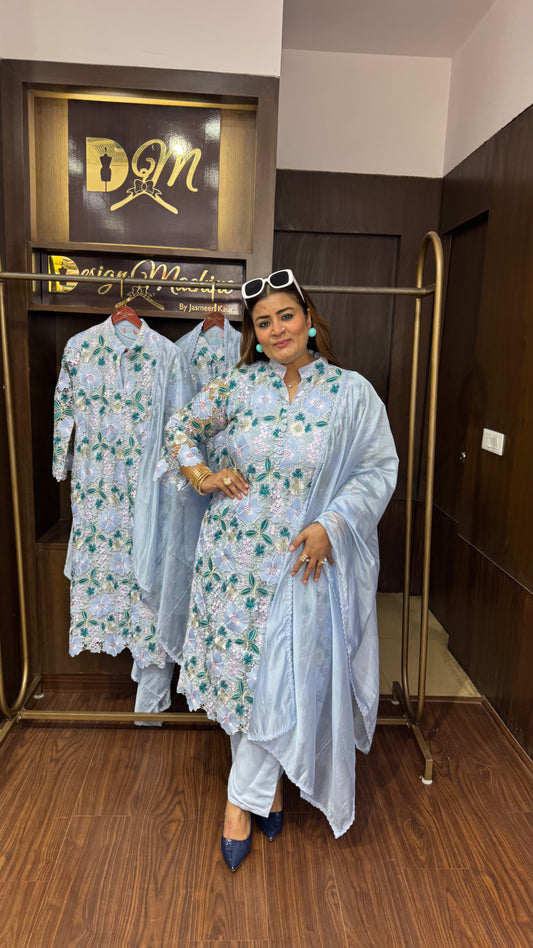 Simar (Glass Tissue Pakistani Suit)