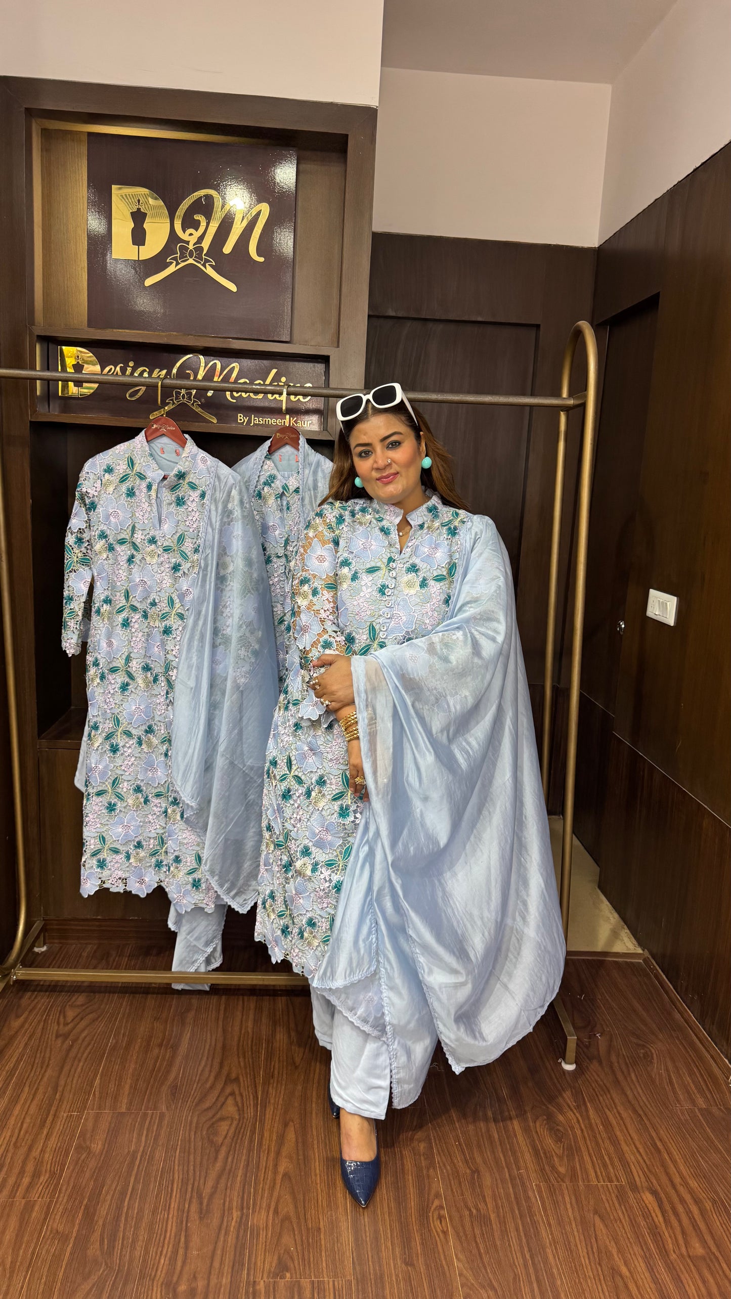 Simar (Glass Tissue Pakistani Suit)