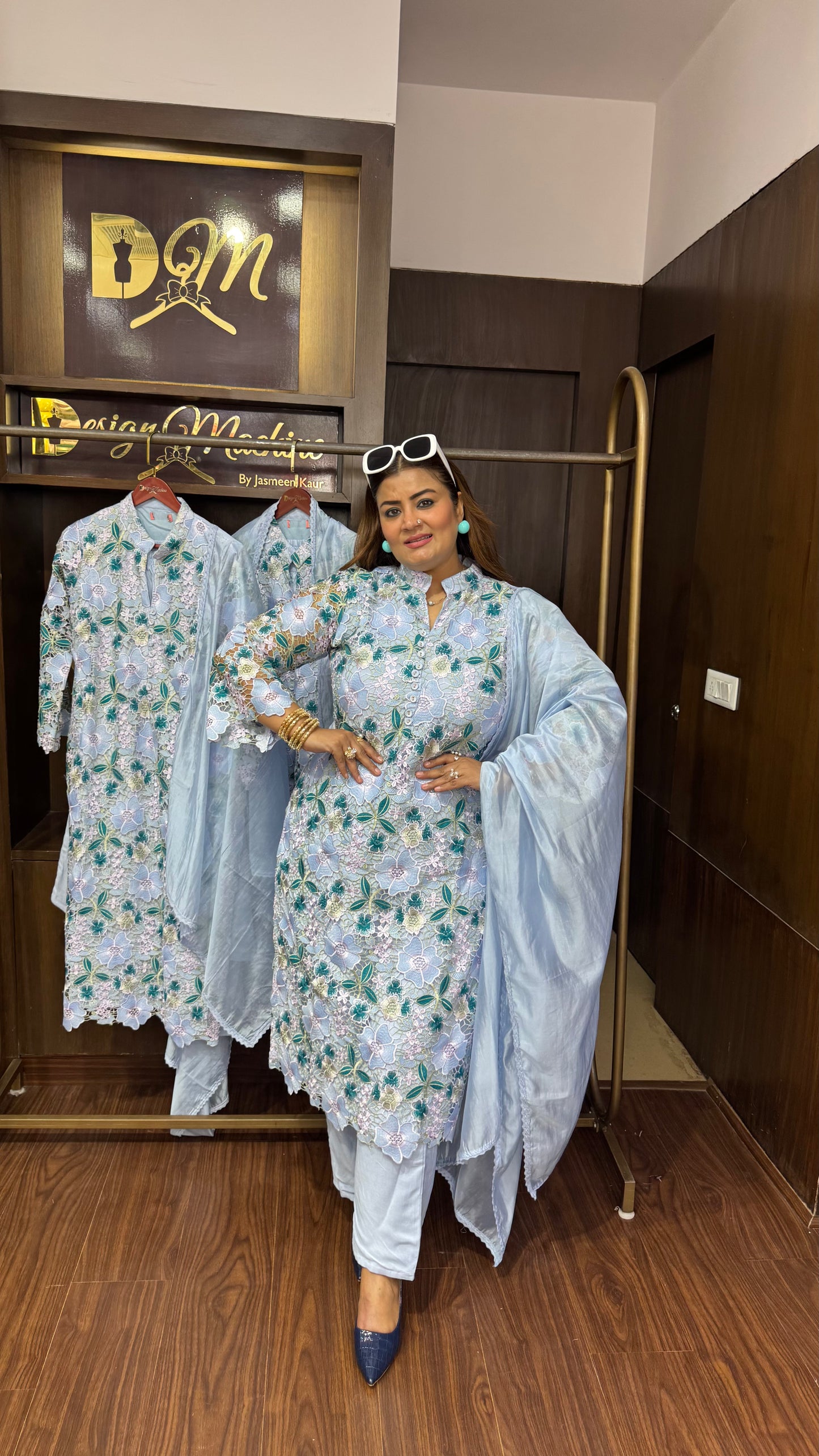 Simar (Glass Tissue Pakistani Suit)
