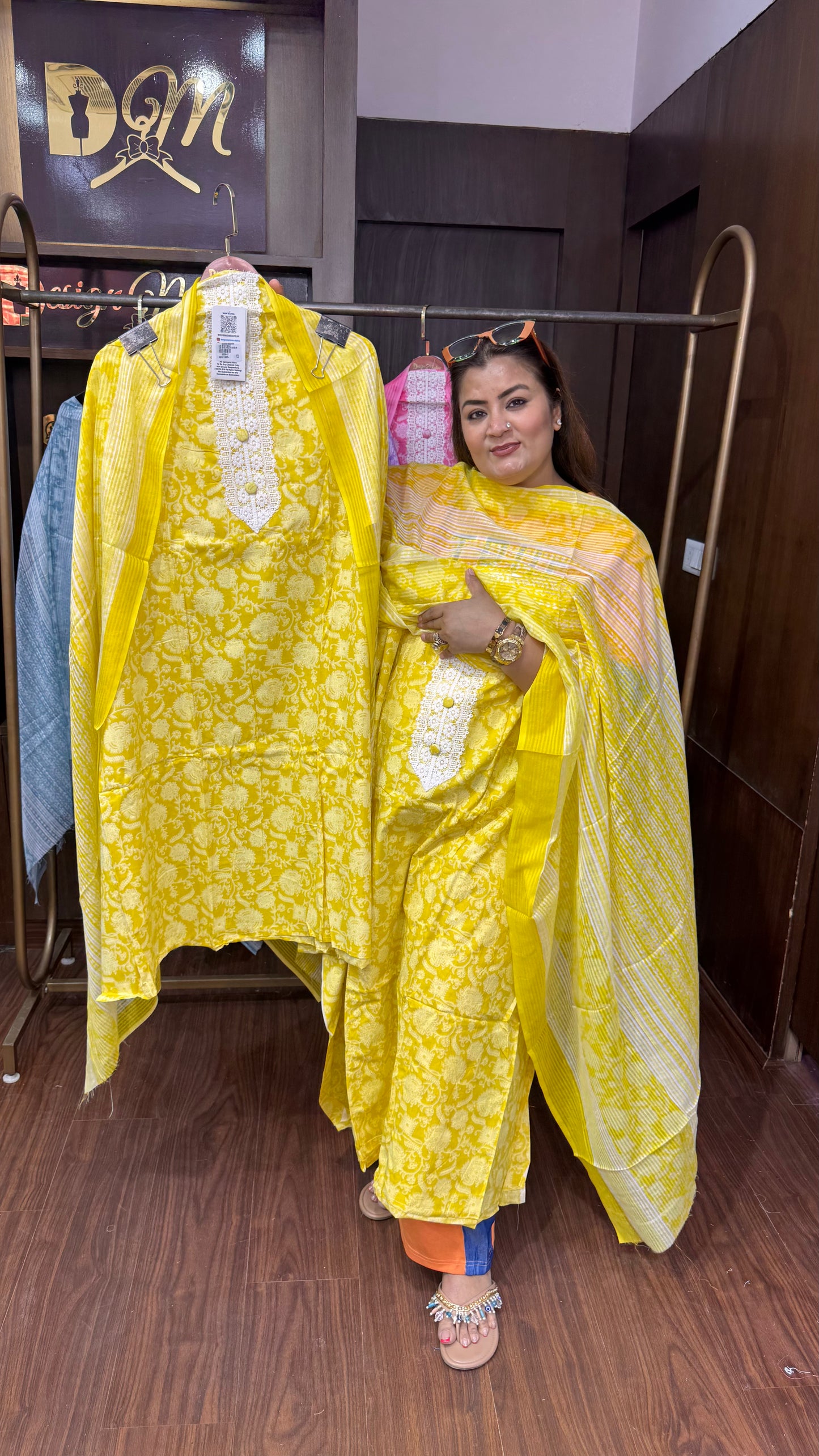 Veloura (Cotton Unstitch Suit)