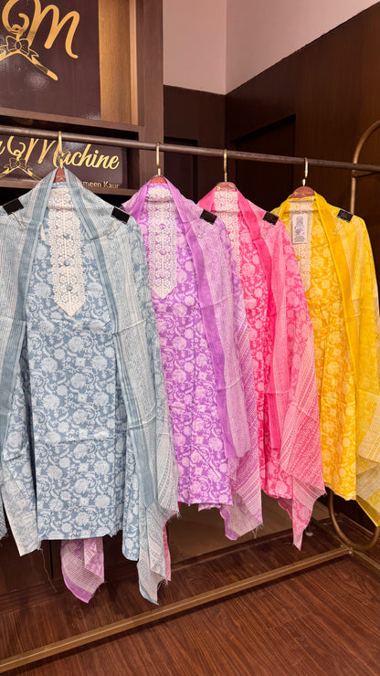 Veloura (Cotton Unstitch Suit)