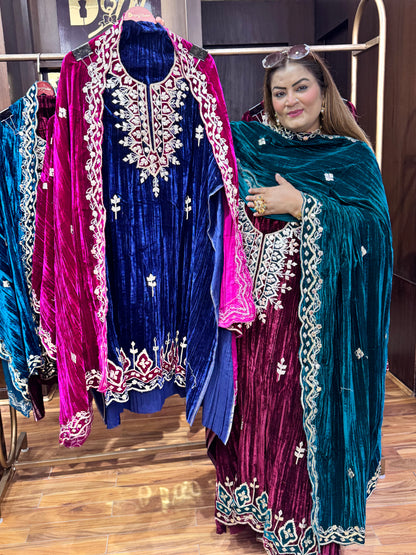 The Velvet Dynasty (Unstitched Suit)