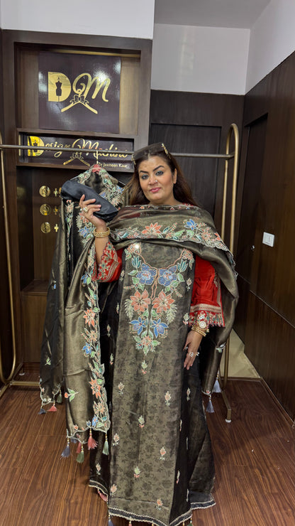 Ridhi (Glass Tissue Unstitch Suit)