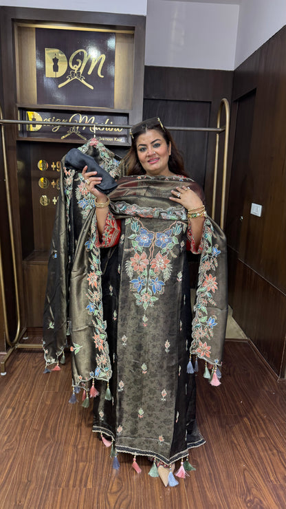 Ridhi (Glass Tissue Unstitch Suit)