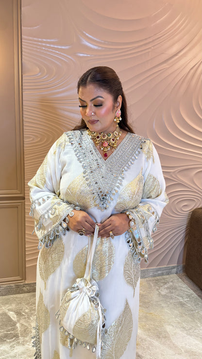 Meher Georgette Long Phiran with Pant