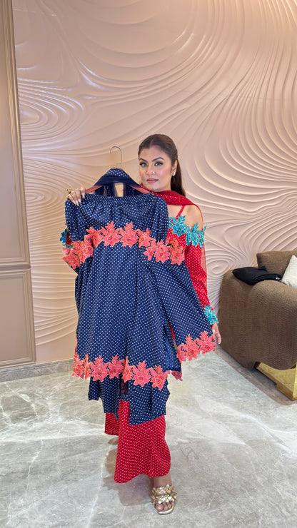 Celestine Pure Crepe Suit