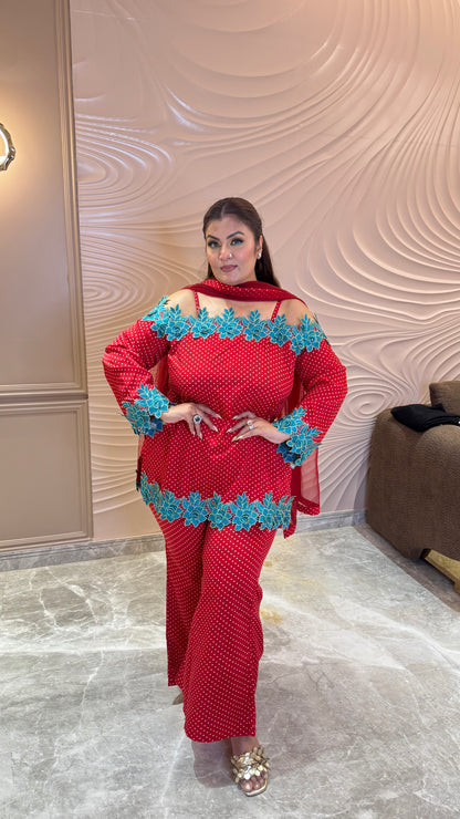 Celestine Pure Crepe Suit