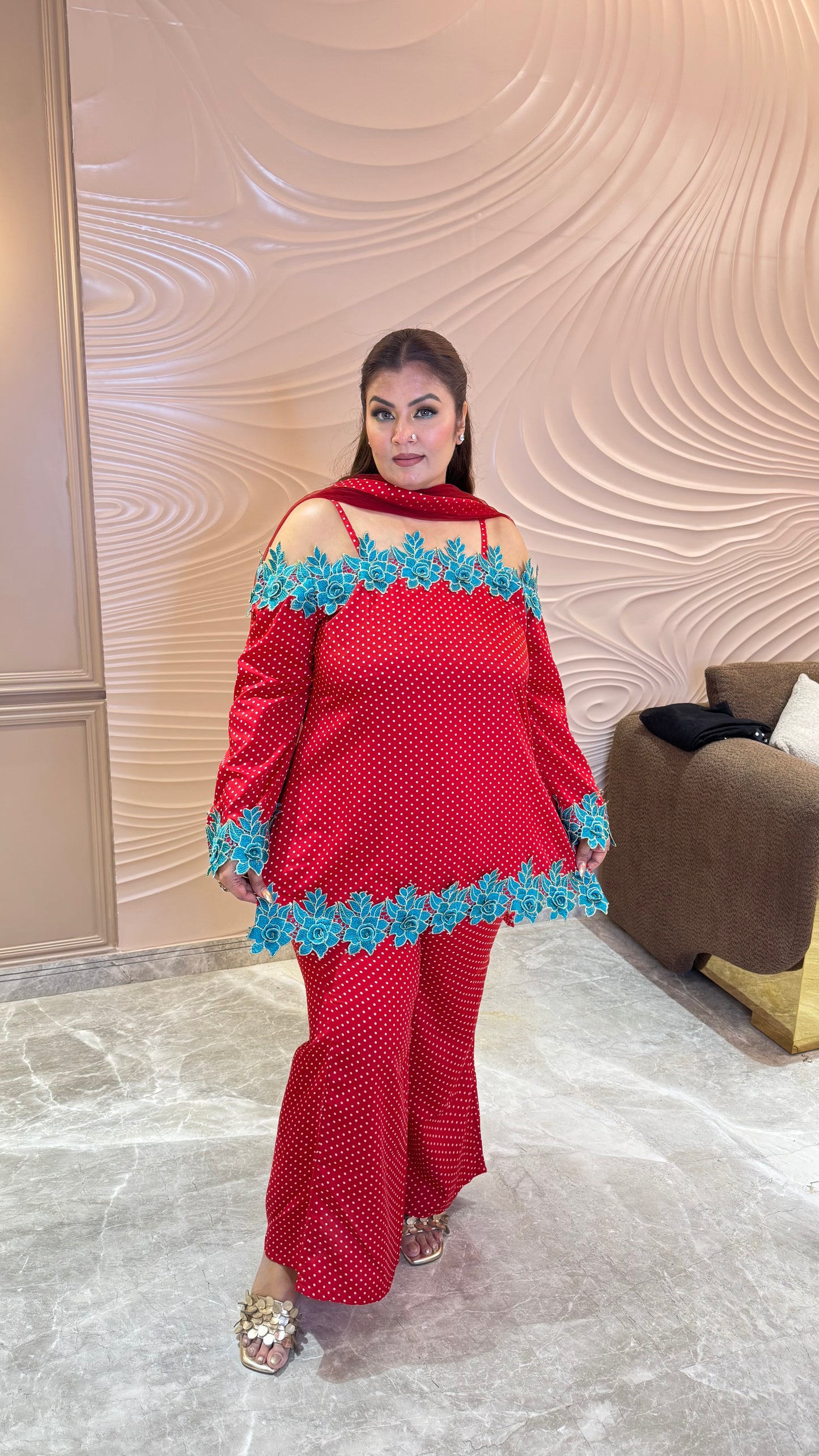 Celestine Pure Crepe Suit