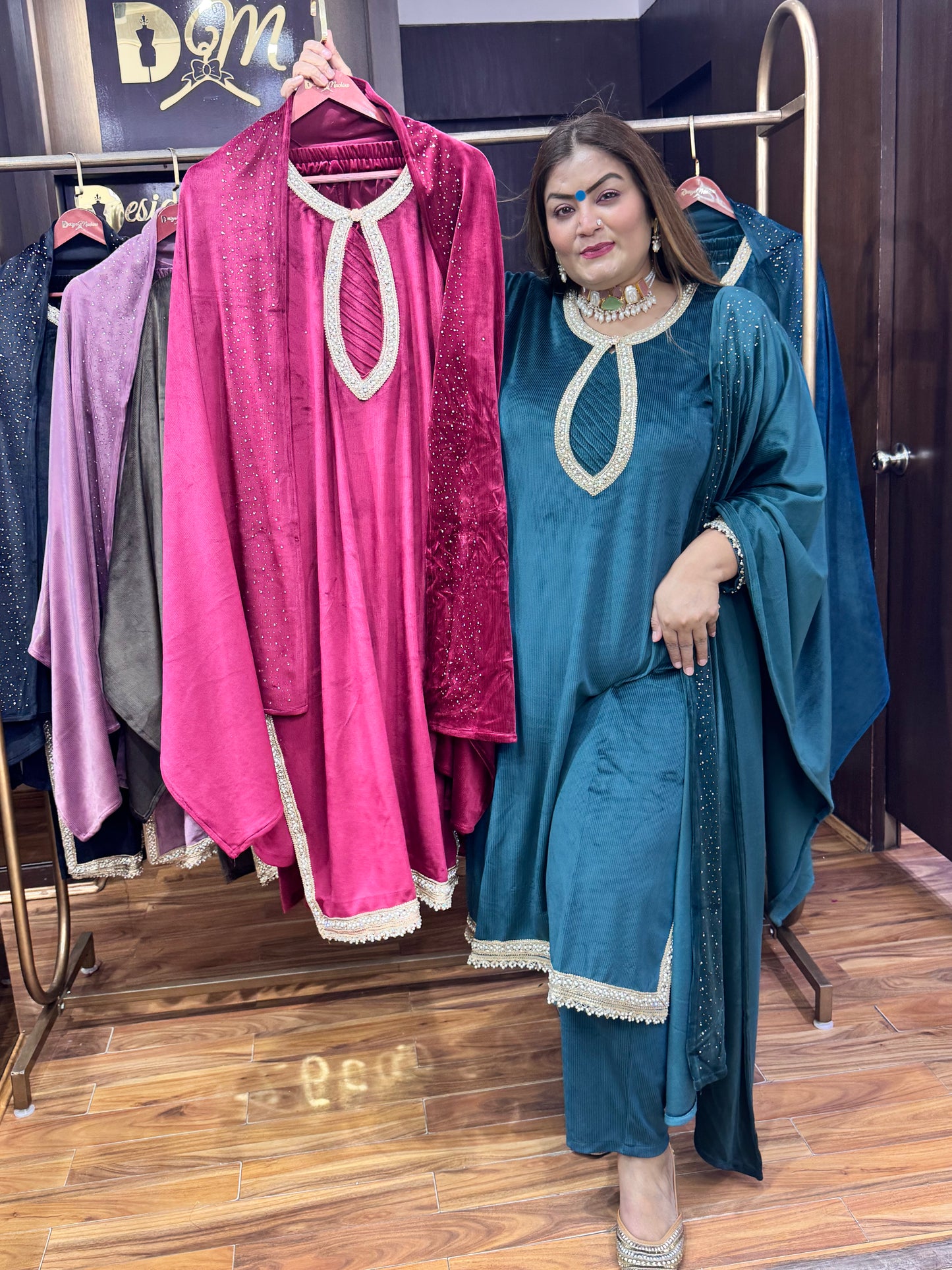 Nazakat (Velvet Suit)