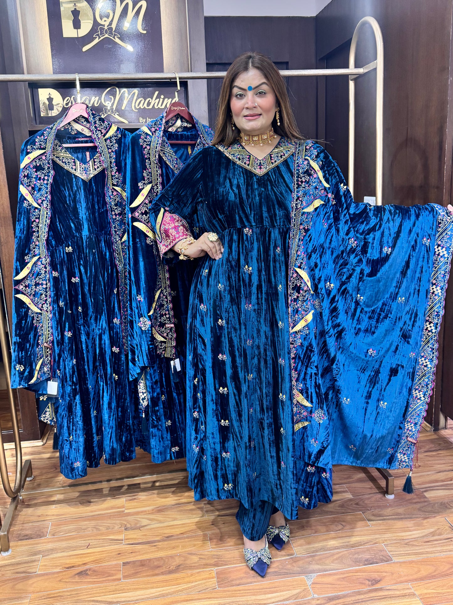 Celestial Velvet (Anarkali)