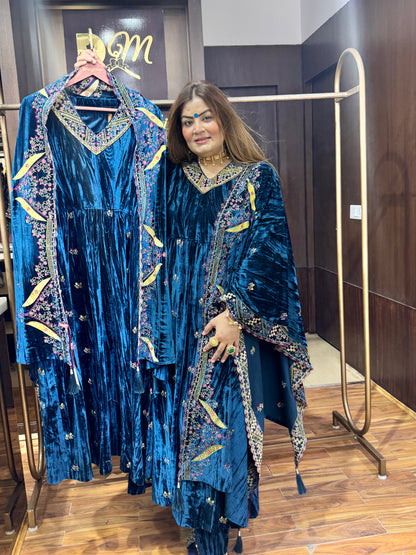 Celestial Velvet (Anarkali)