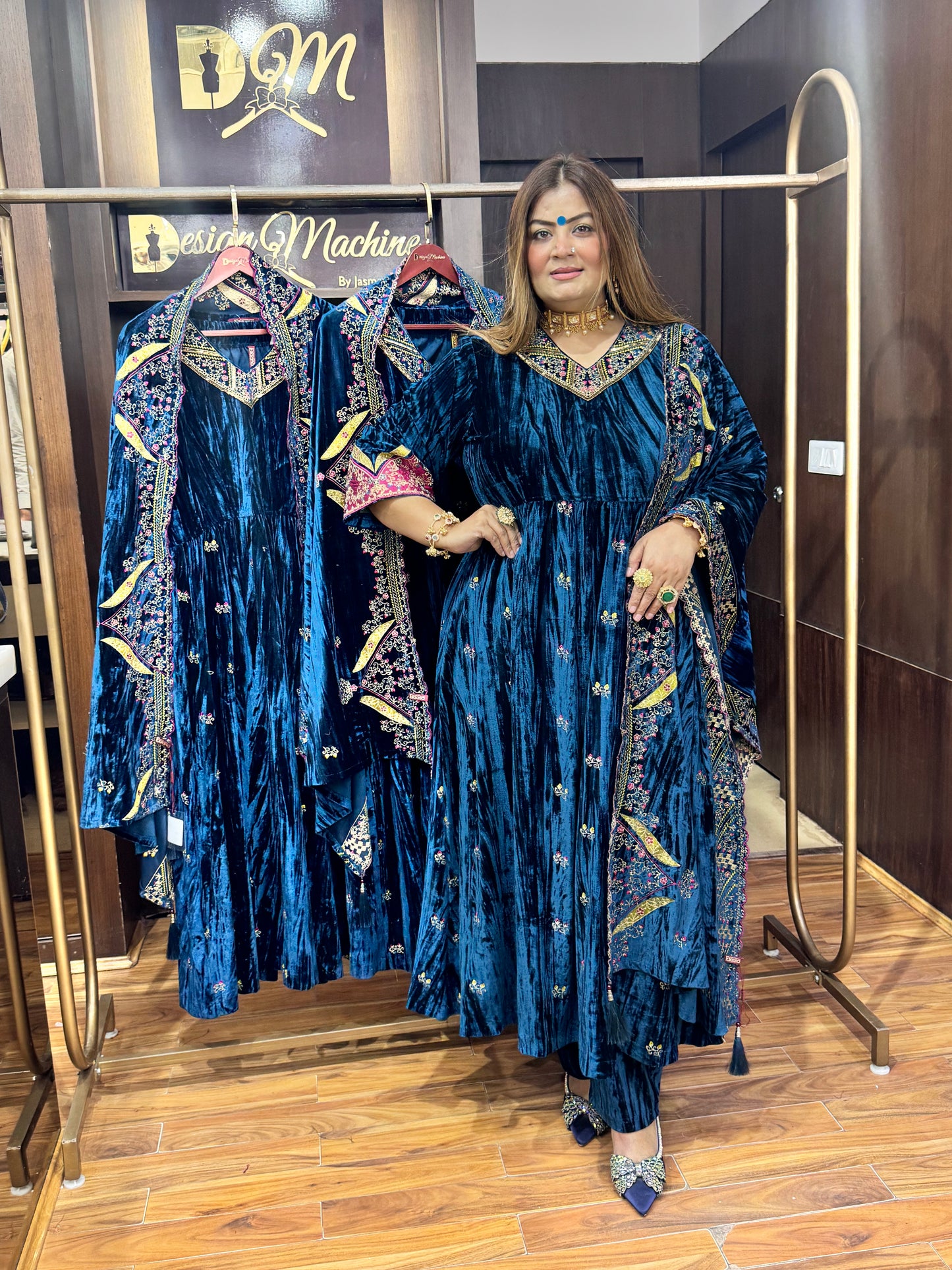 Celestial Velvet (Anarkali)